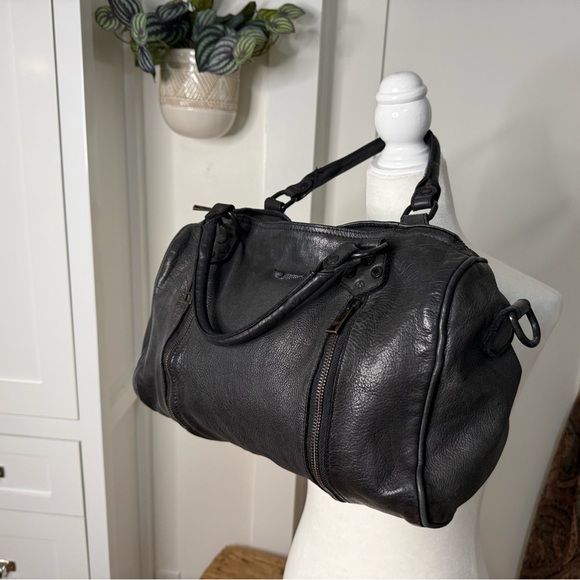 Zadig & Voltaire Black Leather Satchel - Picture 1 of 9